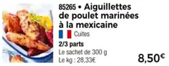 Thiriet Aiguillettes de poulet marinées à la mexicaine offre