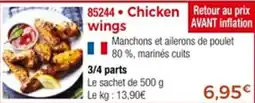 Thiriet Chicken wings offre