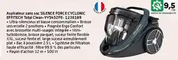 Eureka Ma Maison Total - aspirateur sans sac silence force cyclonic clean-nyxs25e2f 1256189 offre