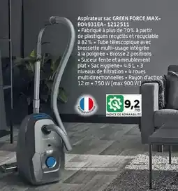 Eureka Ma Maison Aspirateur sac green force max-ro431ea-a-1121511 offre