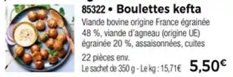 Thiriet Boulettes kefta offre