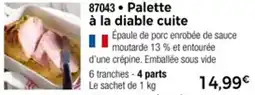 Thiriet Palette à la diable cuite offre