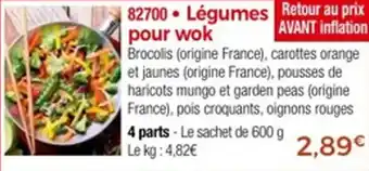 Thiriet Légumes pour wok offre