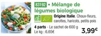 Thiriet Mélange de légumes biologique offre