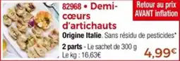 Thiriet Demi cœurs d'artichauts offre