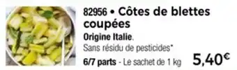 Thiriet Côtes de blettes coupées offre