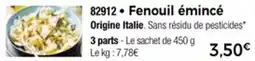 Fenouil émincé
