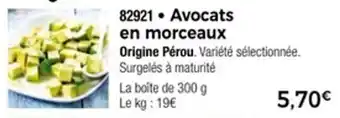 Thiriet Avocats en morceaux offre