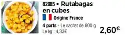 Thiriet Rutabagas en cubes offre