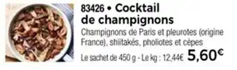 Thiriet Cocktail de champignons offre