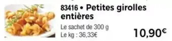 Thiriet Petites girolles entières offre