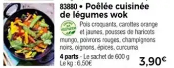 Thiriet Poêlée cuisinée de légumes wok offre