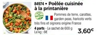 Thiriet Poêlée cuisinée à la printanière offre