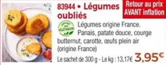 Thiriet Légumes oubliés offre