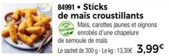 Thiriet Sticks de maïs croustillants offre