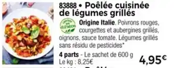Thiriet Poêlée cuisinée de légumes grillés offre