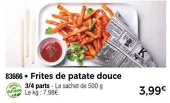Thiriet Frites de patate douce offre