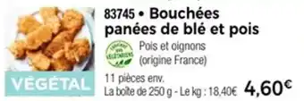 Thiriet Bouchées panées de blé et pois offre