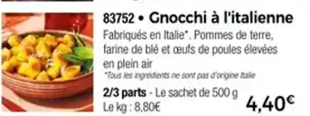 Thiriet Gnocchi à l'italienne offre