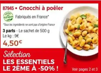 Thiriet Gnocchi à poêler offre