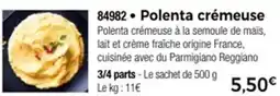 Thiriet Polenta crémeuse offre