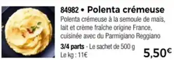 Thiriet Polenta crémeuse offre