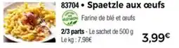 Thiriet Spaetzle aux œufs offre
