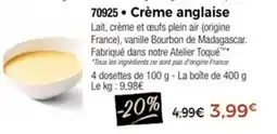 Thiriet Crème anglaise offre