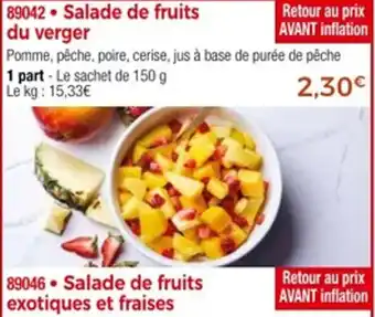 Thiriet Salade de fruits du verger offre