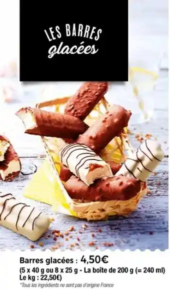Thiriet Barres glacées offre