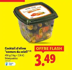 Lidl Cocktail d'olives saveurs du soleil offre