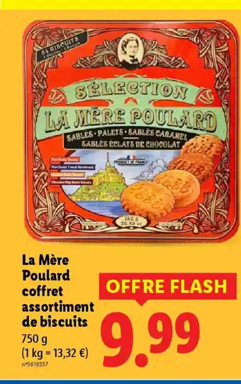 Lidl La Mère Poulard coffret assortiment de biscuits offre