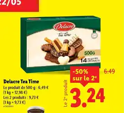 Lidl DELACRE Tea Time offre