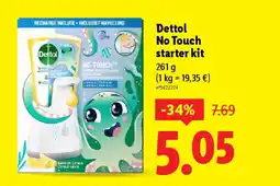 Lidl DETTOL No Touch starter kit offre