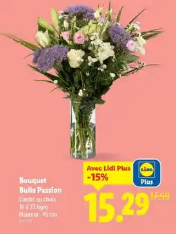 Lidl Bouquet Bulle Passion offre