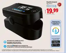 Lidl Oxymètre de pouls offre