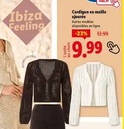 Lidl Cardigan en maille ajourée offre