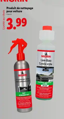Lidl Produit de nettoyage pour voiture offre
