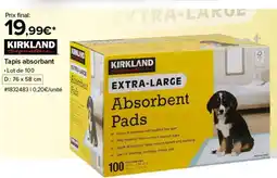 Costco KIRKLAND Tapis absorbant offre