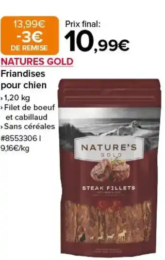 Costco NATURE'S GOLD Friandises pour chien offre