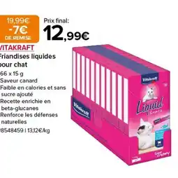 Costco VITAKRAFT Friandises liquides pour chat offre