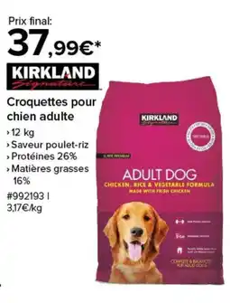 Costco KIRKLAND Croquettes pour chien adulte offre