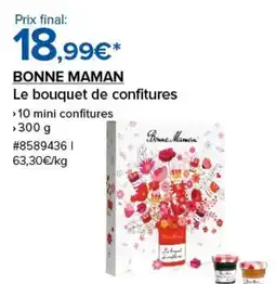 Costco BONNE MAMAN Le bouquet de confitures offre