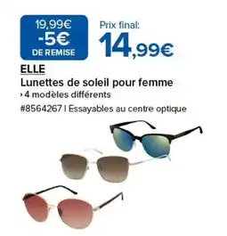 Costco ELLE Lunettes de soleil pour femme offre
