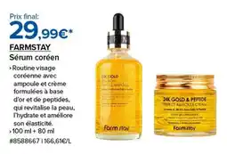 Costco FARMSTAY Sérum coréen offre