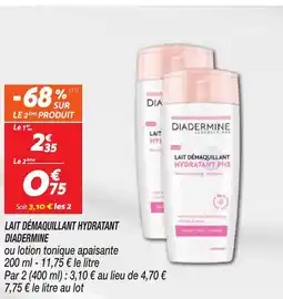 Netto DIADERMINE Lait démaquillant hydratant offre