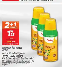 Netto NETTO Déodorant à la vanille offre
