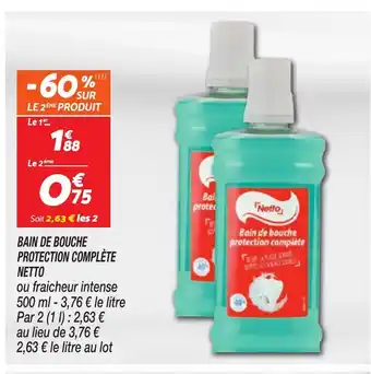 Netto NETTO Bain de bouche protection complète offre