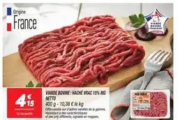 Netto NETTO Viande bovine: haché vrac 15% mg offre