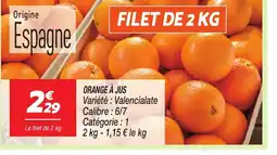 Netto Orange à jus offre
